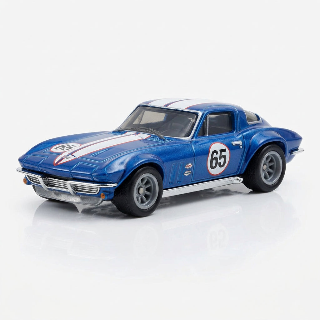 Hot Wheels 1:64 Car Culture Premium 2-Car Set Custom Corvette Stingray Coupe & 69 COPO Corvette